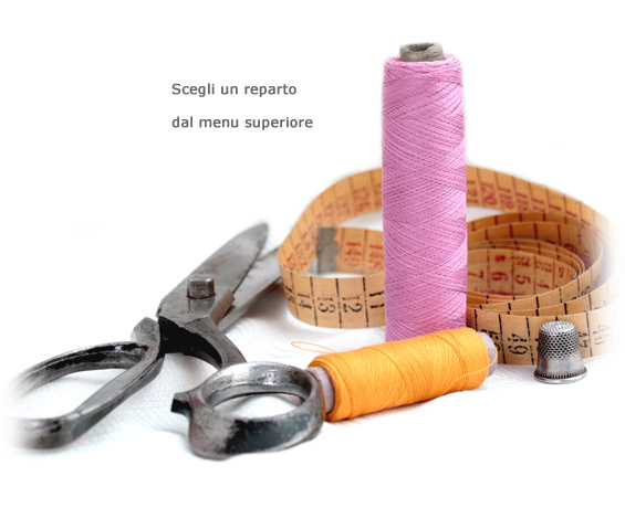 scegli un reparto dal menu